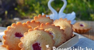 Málnás financier – paleo