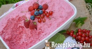 Málnás ribizlis fagyi – paleo