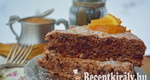 Narancsos csokis diós habcsóktorta – paleo