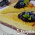 Paleo sajttorta áfonya lekvárral