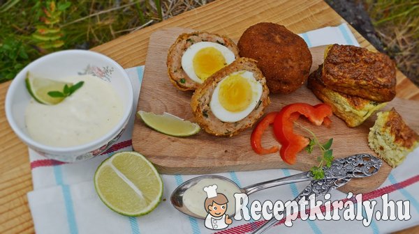 Skót tojás és karfiol puffancs - paleo