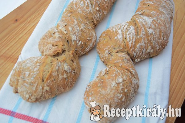 Svájci gyökérkenyér teljeskiőrlésű tönkölylisztből