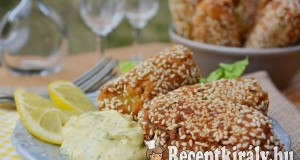 Szezámmagos tojáskrokett – paleo