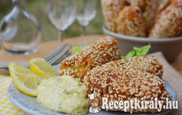 Szezámmagos tojáskrokett - paleo