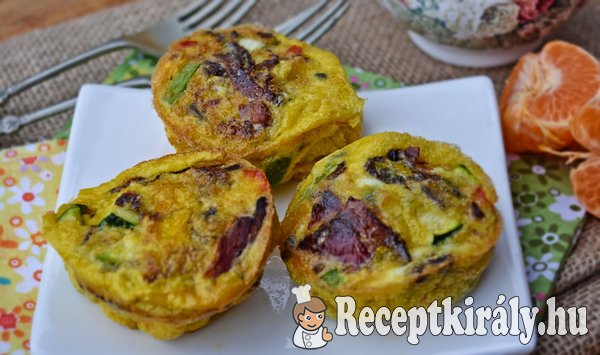 Tojás muffin - paleo