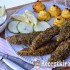 Zöldfűszeres bundás csirke rudacska és hercegnő karfiol – paleo