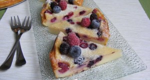Erdei gyümölcsös hamis sajttorta