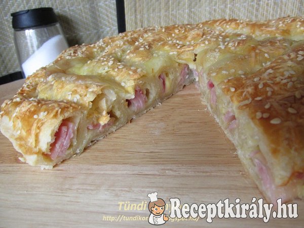 Leveles tésztás töltött csiga