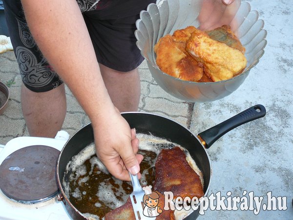 Rántott harcsafilé