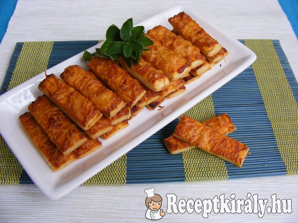 Ropogós pizzás rúd