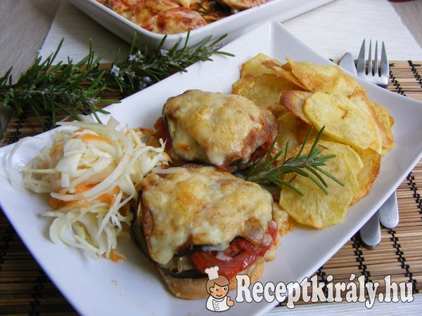 Mediterrán csirkemell burgonya chips-el