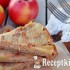 Fordított diós alma torta tojás nélkül