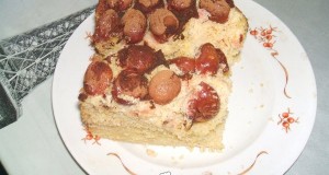 Kukoricadarás cseresznyés süti