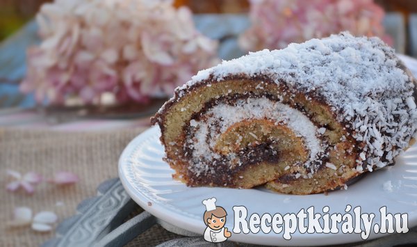 Lamington tekercs - paleo