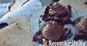 Nyers nutellás kocka – paleo