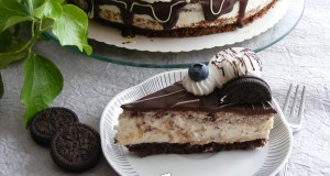 Oreós, joghurtos Túró Rudi torta