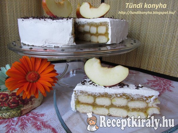Sütés nélküli almatorta