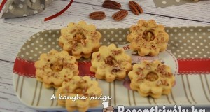Almás diós linzer