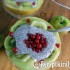 Chia puding sárgadinnye kehelyben