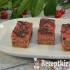 Diós meggykrémes szelet