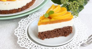 Őszibarackos tejfölkrémtorta