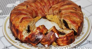Baconbe göngyölt harcsafelfújt