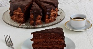 Diós csokoládétorta