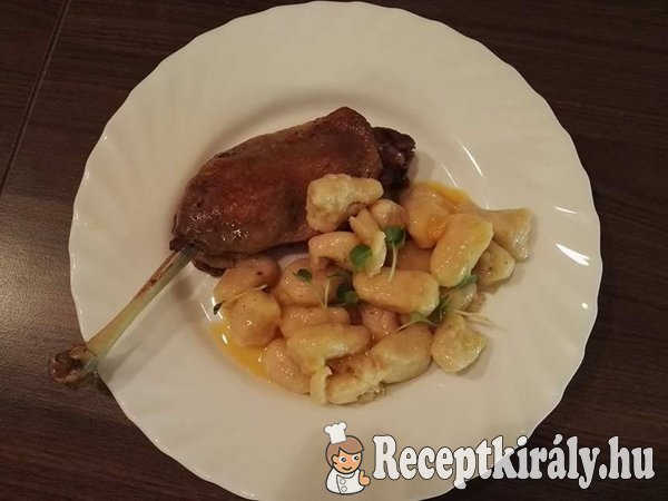 Narancsos libacomb káposztás gnocchival