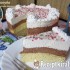 Tejszínes-csokikrémes torta