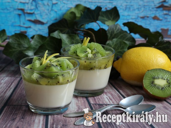 Citromos-kivis panna cotta 1