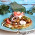 Gyros tócsnin, tzatzikivel