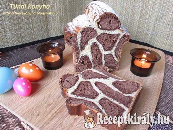 Kakaós-vaníliás leopárd kalács