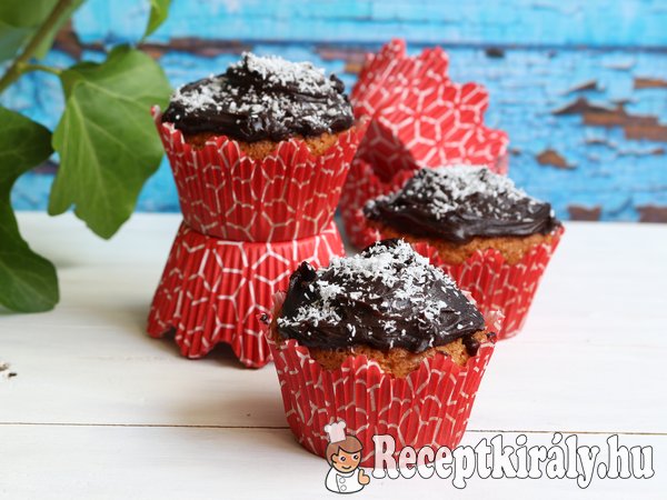Kókuszos csokoládés muffin