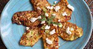 Feta sajtos cukkini tócsni