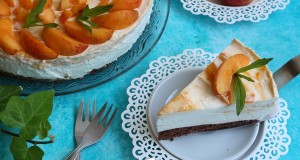 Kajszibarackos túrókrém torta