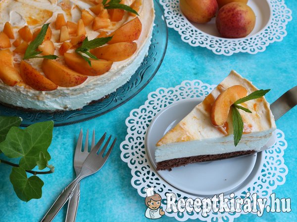 Kajszibarackos túrókrém torta