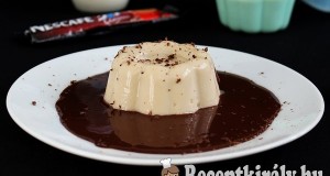 Kávés panna cotta csokoládéval