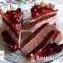 Tejszínes, meggyjoghurtos torta