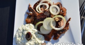 Eredeti görög gyrostál répa hasábbal