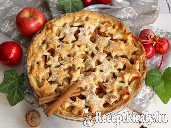 Karácsonyi almás pite
