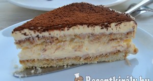 Tiramisu torta- gluténmentes