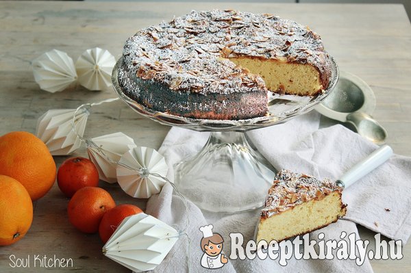 Narancsos-mandulás torta