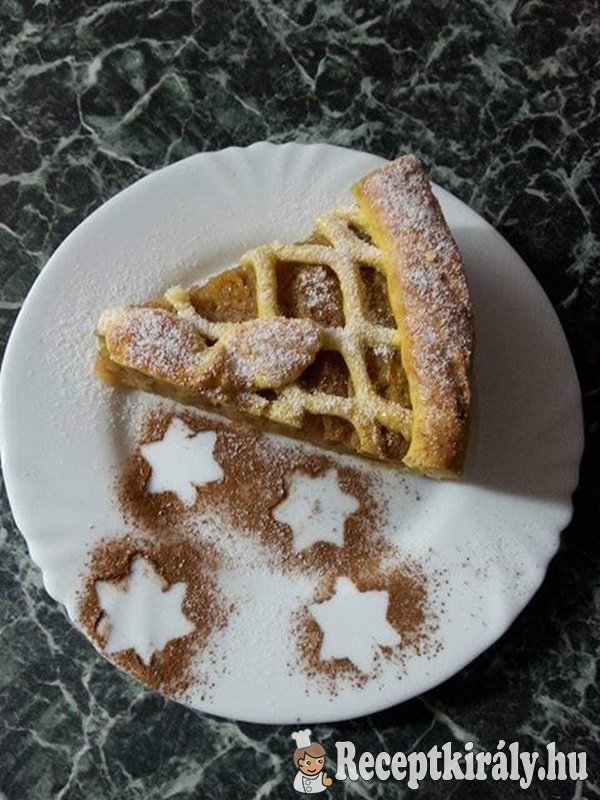 Rácsos almás pite Erzsike konyhájából
