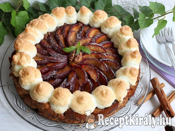 Szilvás máglyarakás torta