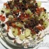 Emeletes Pavlova torta