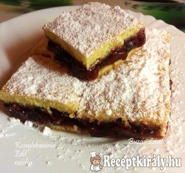 Meggyes pite pudingos töltelékkel