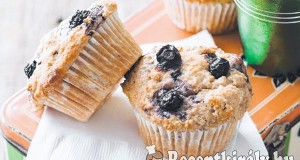 Áfonyás zabpelyhes muffin