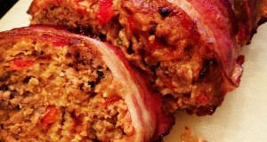 Baconbe tekert fasírt rolád