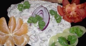 Baconos csirkemell őzgerincformában sütve