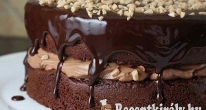 Csokoládékrémes mogyorós torta